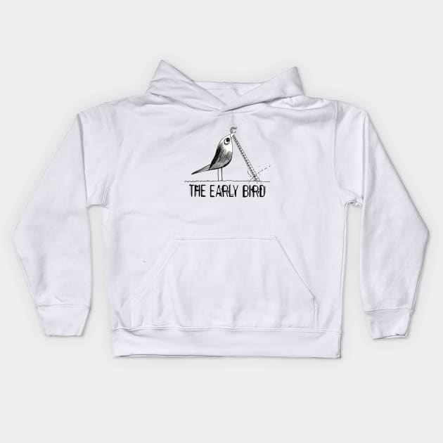 The Early Bird Kids Hoodie by Scratch